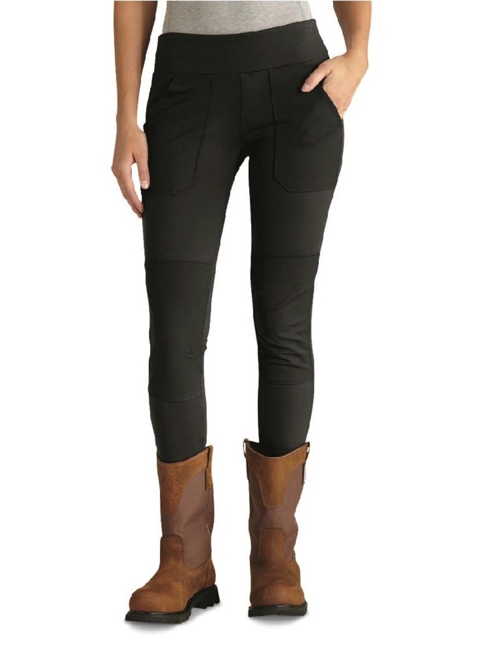 Carhartt Black Women's Stretch Leggings with Utility Pockets